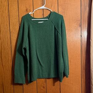 Sonoma Forest Green Women's Crew Neck Sweater